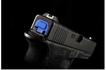Image of Strike Industries Slide Cover Plate, Glock GEN 1-5, V1, Anodized, Blue, One Size, SI-GSP-V1-BLU