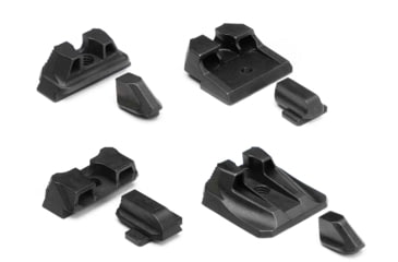 Image of Strike Industries Taurus G2/G3 Iron Sights, Large Rear, Standard Height, Black, One Size, SI-TG2/3-SIGHTS-STN-L