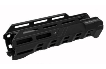Image of Strike Industries Valor of Action 10 M-Lok Handguard for Mossberg 500, 12ga, 6061 Aluminum, Black, One Size, 793811763195