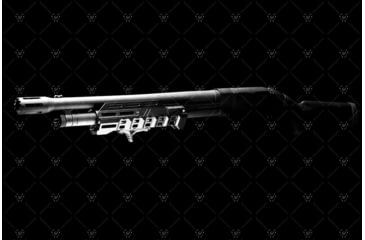 Image of Strike Industries Valor of Action 10 M-Lok Handguard for Mossberg 500, 12ga, 6061 Aluminum, Black, One Size, SI-VOA-M500HG-BK