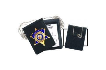 Image of Strong Leather Company Badge And Id Holder - 71600-4162
