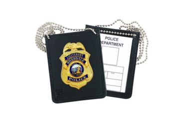 Image of Strong Leather Company - Neck - Dress Recessed Badge &amp; ID Holder