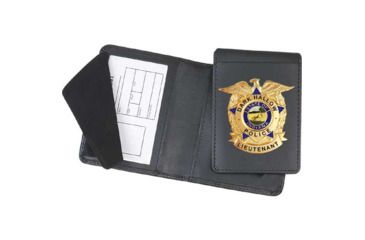 Image of Strong Leather Company - Side Open - Dress Removable Flip-out Badge Case - 75350-9882