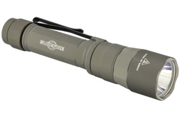 Image of SureFire TURBO Series 18650/123 Everyday Carry Flashlight Dual-Output High-Candela LED Flashlight, Hard Anodized, Tan, EDC2-DFT-TN