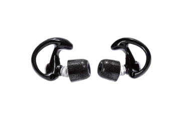 Image of SureFire EP10 Sonic Defenders Ultra Max Full-Block Foam-Tipped Earplugs - 1 Pair, Black, Medium EP10-BK-MPR
