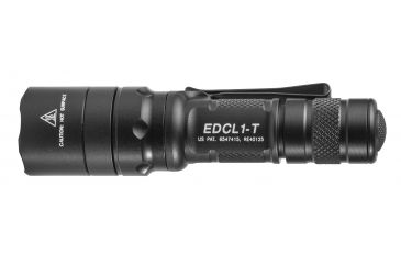 Image of SureFire Every Day Carry LED Tactical Flashlight, CR123A, White Beam, Black, EDCL1-T