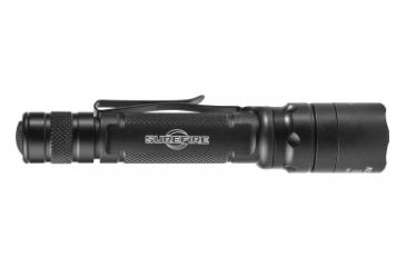 Image of SureFire Every Day Carry Tactical LED Flashlight, CR123A, White, 5-1200 Lumens, Black, EDCL2-T