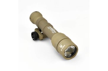 Image of SureFire M600 Ultra Scout Light LED WeaponLight, M75 Thumb Screw Mount, 1000 Lumens, Tan, M600U-Z68-TN