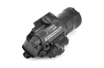 Image of SureFire MasterFire Ultra-High-Output White LED + Green Laser WeaponLight, 1000 Lumens, 505 Nm Green Laser, Z-Xbc Push/Toggle SwitchSwitch, Black, X400UH-A-GN