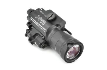 Image of SureFire MasterFire Ultra-High-Output White LED + Green Laser WeaponLight, 1000 Lumens, 505 Nm Green Laser, Z-Xbc Push/Toggle SwitchSwitch, Black, X400UH-A-GN