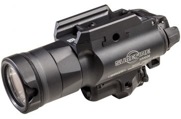 Image of SureFire MasterFire Ultra-High-Output White LED + Green Laser WeaponLight, 1000 Lumens, 505 Nm Green Laser, Z-Xbc Push/Toggle SwitchSwitch, Black, X400UH-A-GN