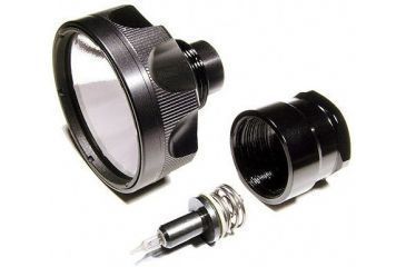 Image of SureFire KT2-BK TurboHead Conversion Kit for C3, D3, Z3, 9P Black Anodized 9 Volt Flashlights