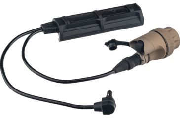 Image of SureFire Weapon Light Switch Assembly, Scout Light &amp; Insight Tech/Atpial Laser, Picatinny Pressure Pad, 7 inch Cable, Tan, DS-SR07-D-IT-TN