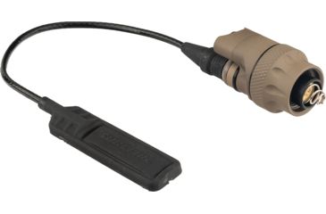 Image of SureFire Weapon Light Switch Assembly, Scout Light, Tape-On Pressure Pad, 7 inch Cable, Tan, DS07-TN