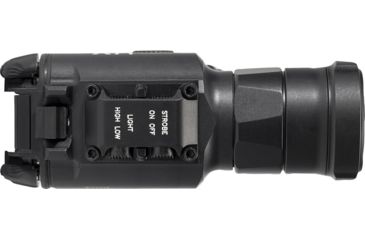 Image of SureFire XH55 Weapon Light, 1000 Lumen LED, 635 nm Class IIIA Red Laser Sight, 6V, MasterFire RDH, Picatinny Thumbscrew Rail Mount, Black, XH55R