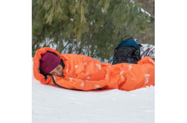 Image of Survive Outdoors Longer Escape Bivvy With Hood, Orange, 0140-1235