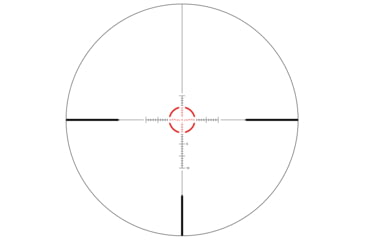 Image of Swampfox Arrowhead LPVO 1-10x24 Rifle Scope, 30mm Tube, Second Focal Plane, IR Red MIL Reticle, Black, ARH11024-RL