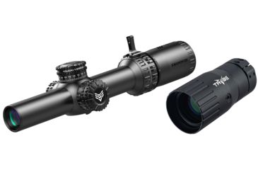Image of Swampfox Arrowhead LPVO Rifle Scope, 1-10x24mm, 30mm Tube, Second Focal Plane, MOA Reticle, Black, ARH11024-M w/ TRYBE Optics Enhancer