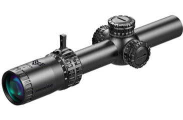 Image of Swampfox Arrowhead Series 1-8x24mm SFP IR Green MIL 30mm Tube Riflescope, Black, ARH1824-GL