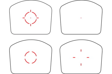 Image of Swampfox Justice II 1x30mm Reflex Sight, Multi Reticle Red, Black, JTC2130-MR