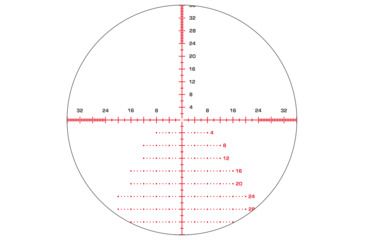 Image of Swampfox Kentucky Long Tactical Rifle Scope, 3-18x50mm, 30mm Tube, First Focal Plane, Illuminated Sharpshooter MOA Reticle, Black KTK31850-4M
