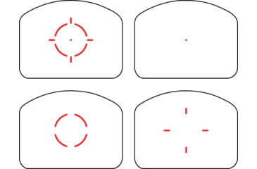 Image of Swampfox Liberty II 1x24mm Reflex Sight, Multi Reticle, Black, LBT2124-MR