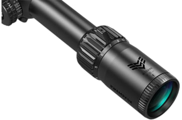 Image of Swampfox Patriot Rifle Scope, 6-24x50mm, 30mm Tube, First Focal Plane, Sharpshooter Grid MIL Reticle, Black, 6-24X50 L