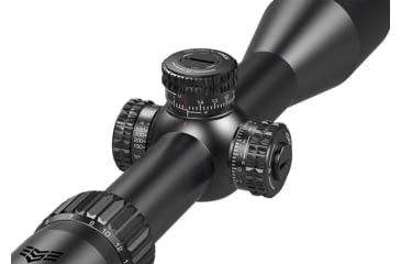 Image of Swampfox Patriot Rifle Scope, 6-24x50mm, 30mm Tube, First Focal Plane, Sharpshooter Grid MIL Reticle, Black, 6-24X50 L