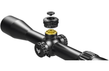 Image of Swampfox Patriot Rifle Scope, 6-24x50mm, 30mm Tube, First Focal Plane, Sharpshooter Grid MIL Reticle, Black, 6-24X50 L
