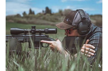 Image of Swampfox Patriot Rifle Scope, 6-24x50mm, 30mm Tube, First Focal Plane, Sharpshooter Grid MIL Reticle, Black, 6-24X50 L
