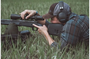 Image of Swampfox Patriot Rifle Scope, 6-24x50mm, 30mm Tube, First Focal Plane, Sharpshooter Grid MIL Reticle, Black, 6-24X50 L