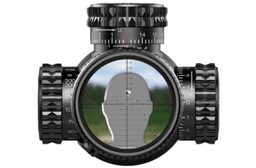 Image of Swampfox Patriot Rifle Scope, 6-24x50mm, 30mm Tube, First Focal Plane, Sharpshooter Grid MIL Reticle, Black, 6-24X50 L