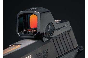 Image of Swampfox Sentinel II 1x20 Green Dot Sight, 3 MOA, Blackout Rear, SNL2120-GMS