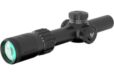 Image of Swampfox Tomahawk II 1-6x24mm Rifle Scope, 30mm Tube, Second Focal Plane, Red BDC, Black, THK16241-RB
