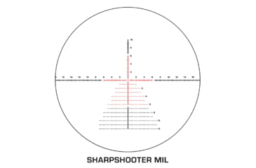 Image of Swampfox Warhawk Tactical 3-15x50mm Rifle Scope, 34mm Tube, First Focal Plane, Sharpshooter MIL, MOA, Black, TWK31550-3L