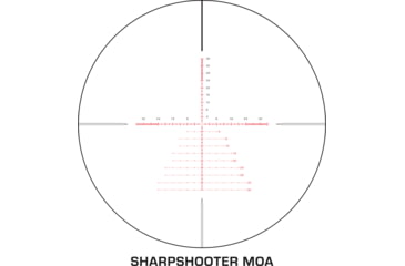 Image of Swampfox Warhawk Tactical 5-25x56mm Rifle Scope, 34mm Tube, First Focal Plane, Sharpshooter MOA, Black, TWK52556-3M