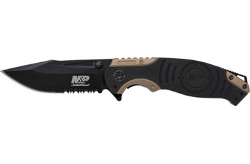 Image of Smith and Wesson MP Liner Lock Knife Black/Tan