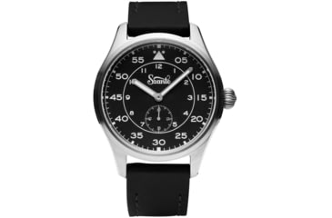 Image of Szanto Heritage Aviator Watches, Black Dial, Black Strap, Steel, One Size, SZ 2751