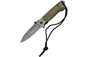 Image of SZCO Drop Point Task Force Folding Knife, 5 in. Moss Green, 1006383