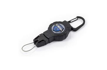 Image of T-Reign Small Retractable Gear Tether Fishing Series, 4oz w/ 24in Kevlar Cord, Carabiner, Blue, Small 0TRG-311