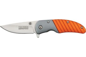 Image of Tac Force Executive Series A/O Fold Knife, SS drop point blade, Orange anodized Alum. handle TF732OR