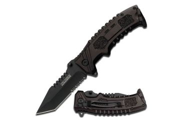 Image of TAC Force Folding Blade, 3.75in, Stainless Steel Blade, Black Aluminum Handle TF-794T