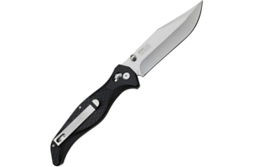 Image of TAC Force Rapid Lock Black Folding Knife, 6in Closed, 5in Satin Stainless Steel Blade, Black Nylon Handle, TF-1046