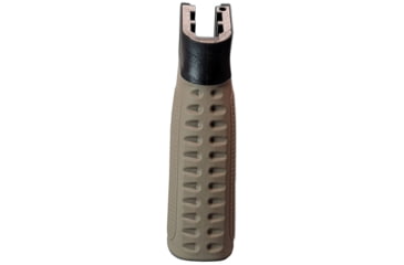 Image of TAC Grid Pattern Over-Molded AR Pistol Grip, Flared Top, Dark Earth Tan, CS04T1-DE