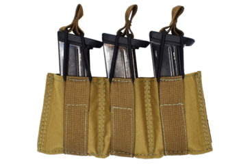 Image of Tac Shield T3608CY Speed Load Triple Pistol Mag Pouch Coyote 1000