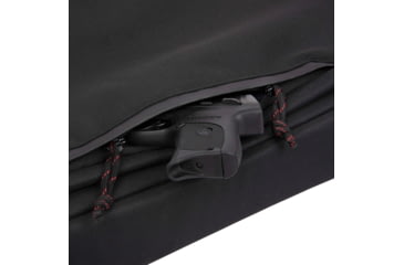 Image of Tac-Six 34in Lockable Cohort Vertical Tactical Gun Case, Backpack Straps &amp; Conceal Carry Pocket, Black, 10824