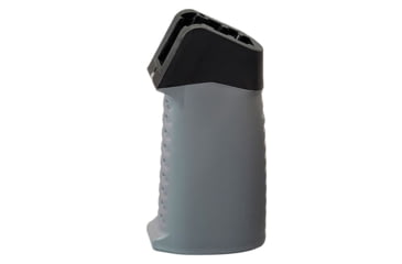 Image of TAC Smooth Pattern Over-Molded AR Pistol Grip, Straight Top, Gray, CS03S1-GY