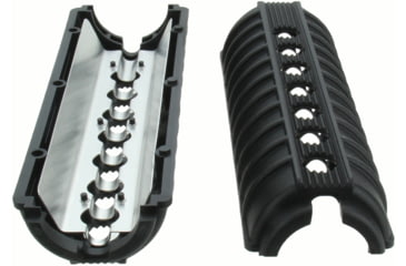 Image of TacFire 2 Piece Drop In Handguard, 7in, Black, Small, HG01-7-P