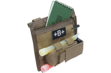 Image of Tactical Assault Gear MOLLE Admin Rampage Pouch, Coyote Tan, Zip Closure 812327