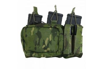 Image of Tactical Assault Gear MOLLE Triple Mag/Pistol/Utility Pouch, Mc Tropic 836020